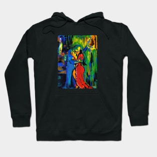 Boardwalk Kiss Painting Hoodie